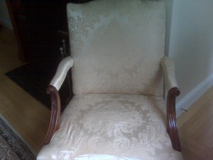 Front of Chair- Before