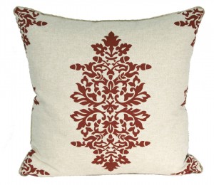Red Damask Pillow Red Damask Pillow