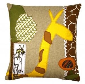 Modern Giraffe Pillow Modern Giraffe Pillow