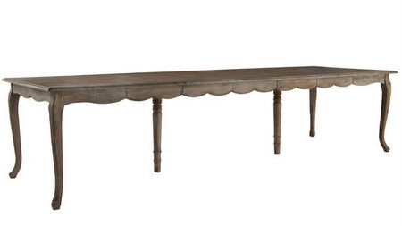 Weathered Wood French dining table