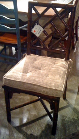 Chippendale Faux Bamboo Chair