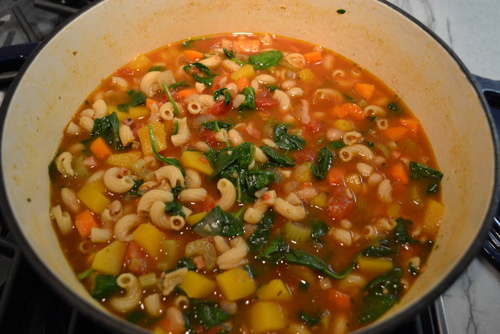 Ina Garten Minestrone via Maddie G Designs